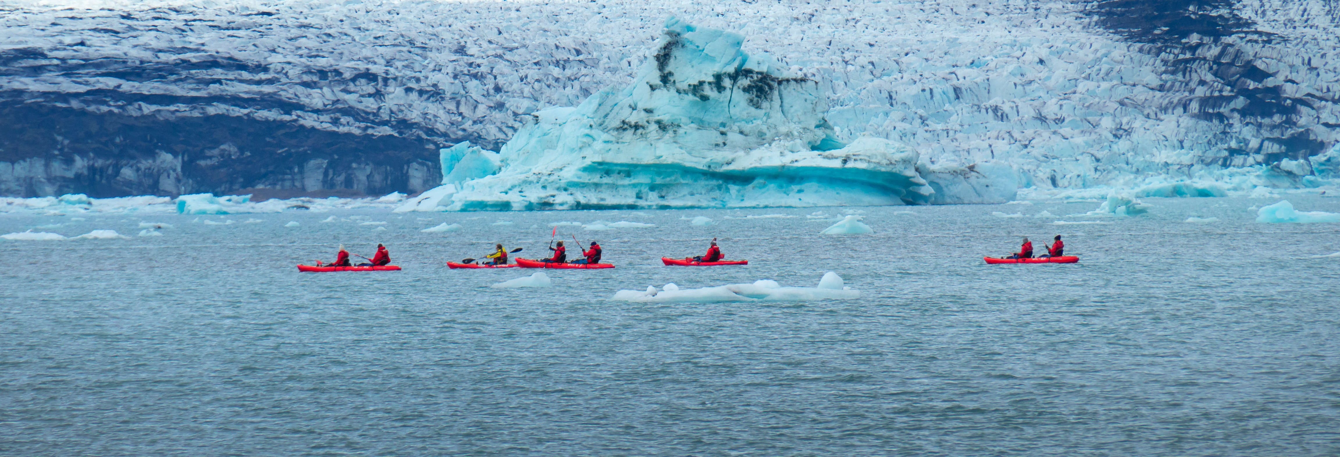 Jökulsárlón Glacier Kayak Tour