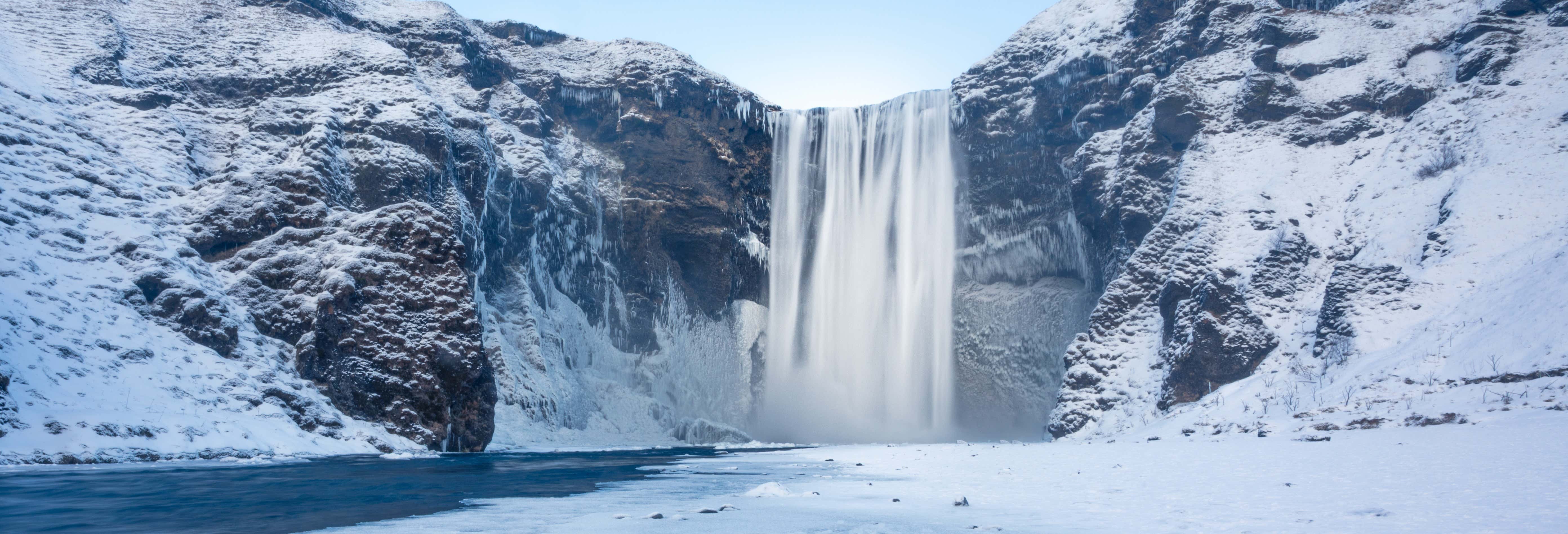 Seljalandsfoss & Skógafoss Waterfalls + Sólheimajökull Glacier