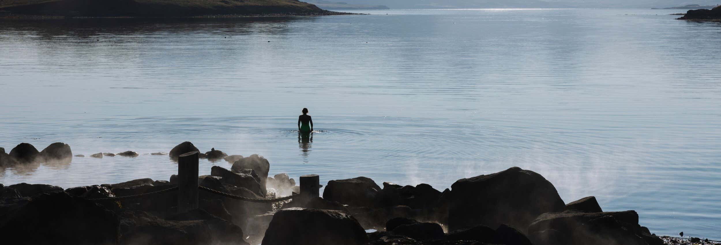 Escursione ai bagni termali di Hvammsvík