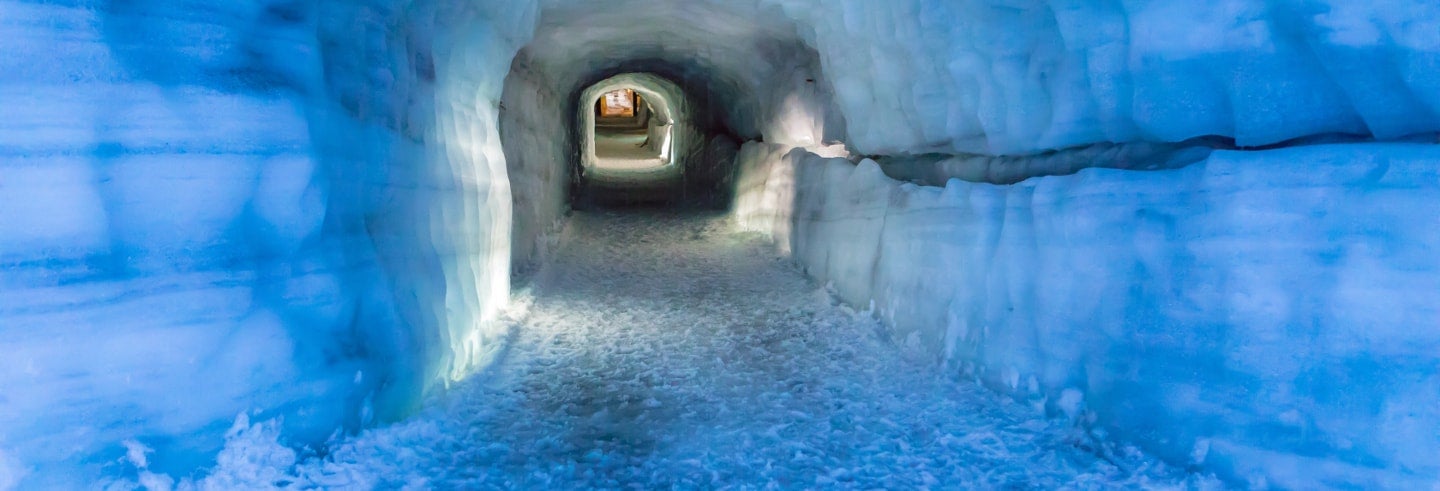 Tour pela caverna de gelo do glaciar Langjökull