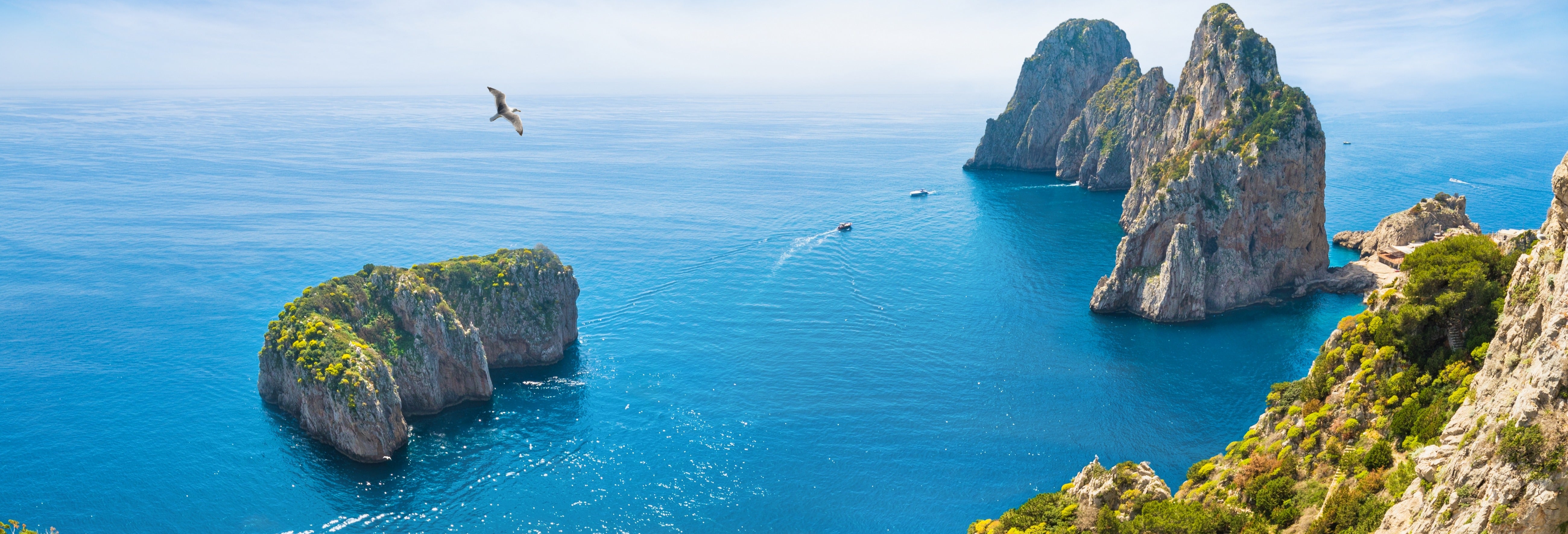 Excursão a Capri e às ilhas de Li Galli