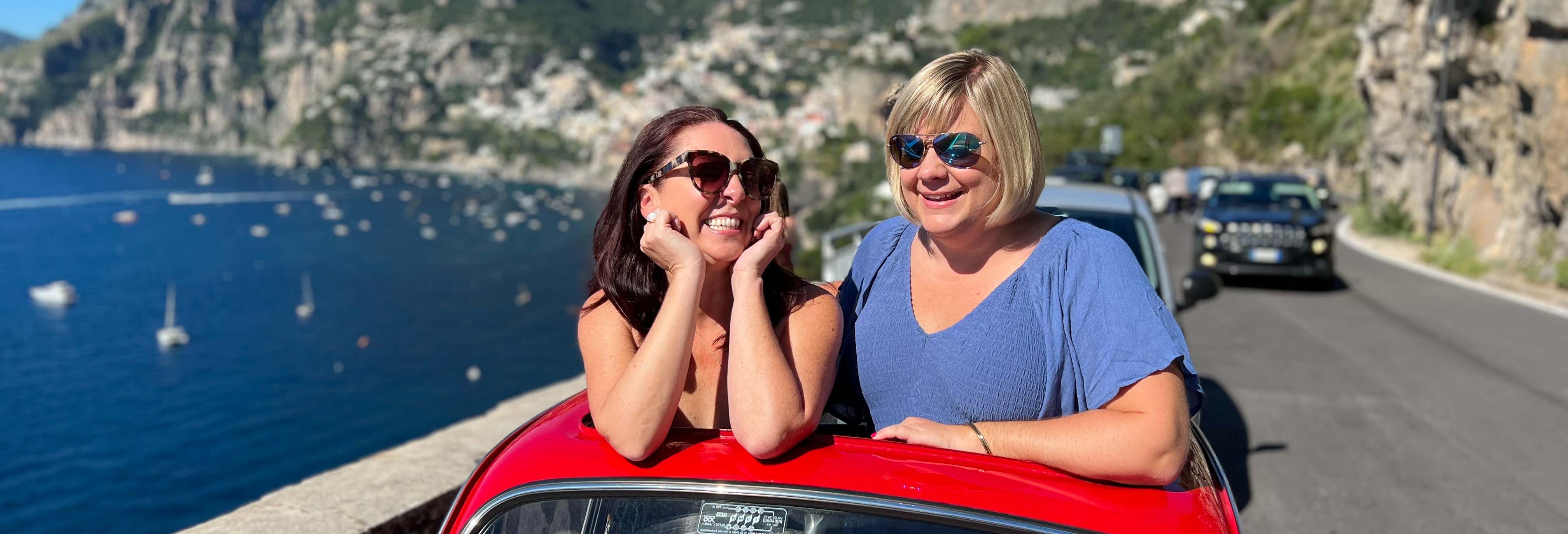 Tour privato della Costiera Amalfitana in Fiat 500