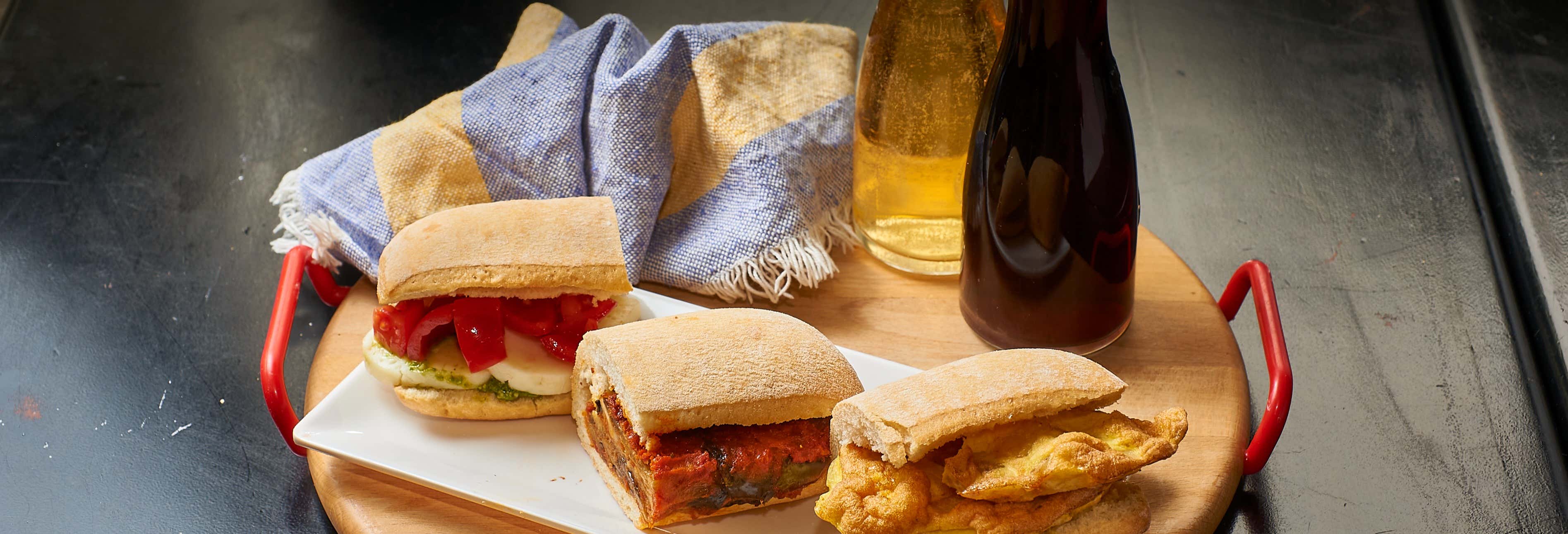 Degustazione di panini gourmet