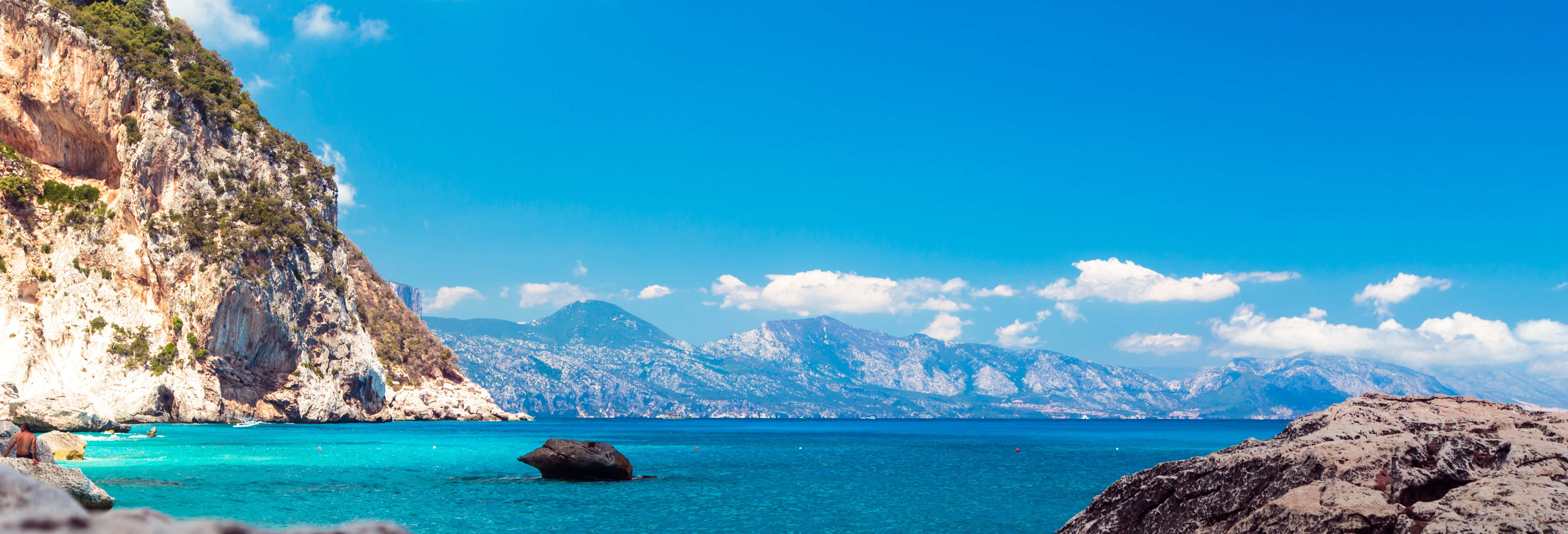 Water Skiing on the Gulf of Orosei