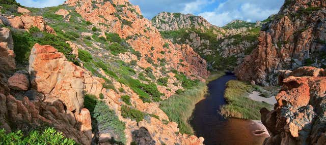Discesa in corda nel canyon di Codula Fuili