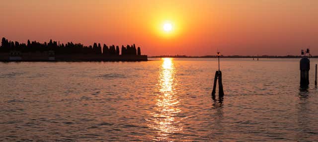 Giro in barca sulla Laguna di Venezia al tramonto