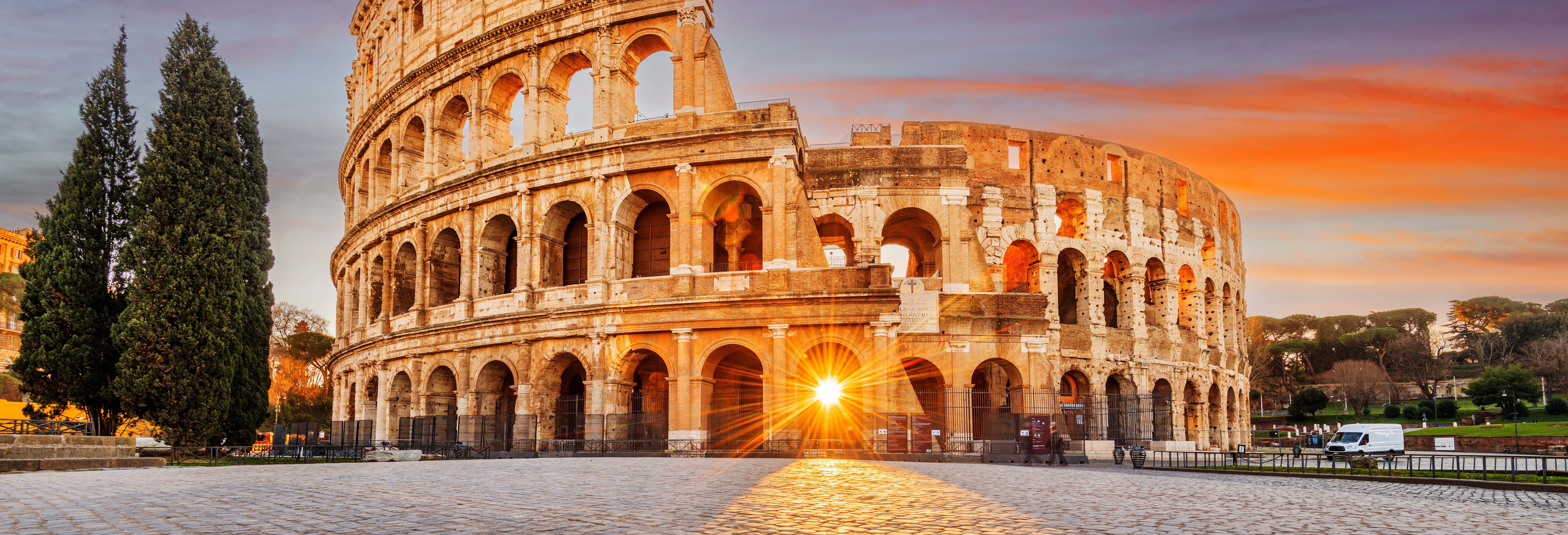 Rome: Train, Colosseum + Sightseeing Bus Ticket