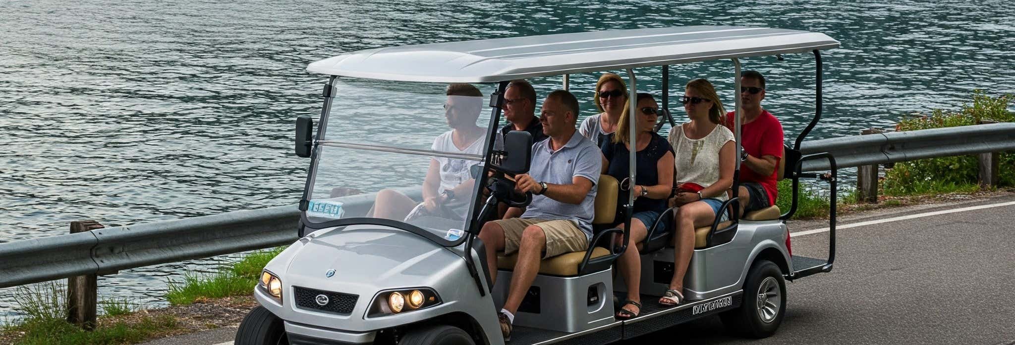 Tour di Como in golf car