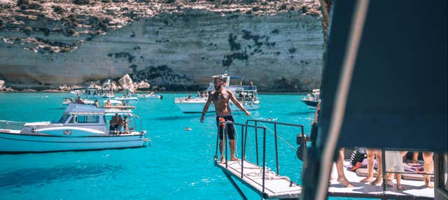 Giro in nave pirata a Lampedusa