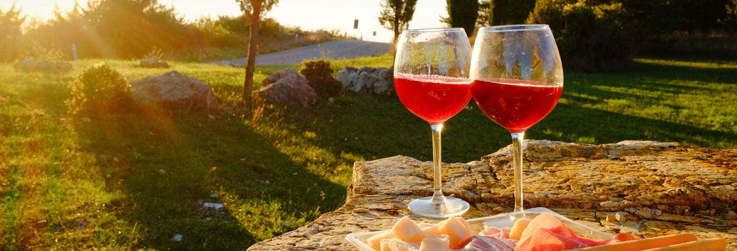 Degustazione di vino in Valdichiana
