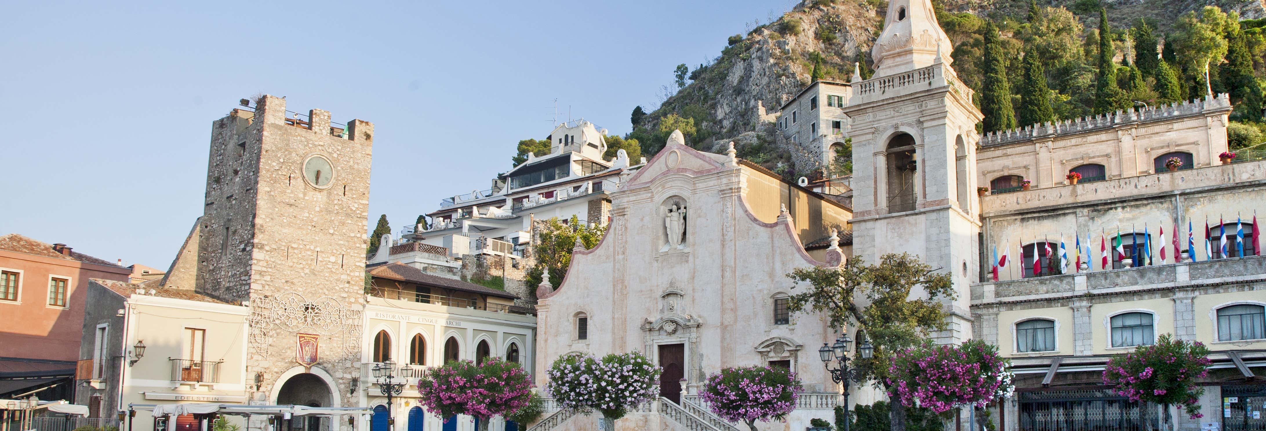 Excursão a Taormina e visita a uma adega em Etna
