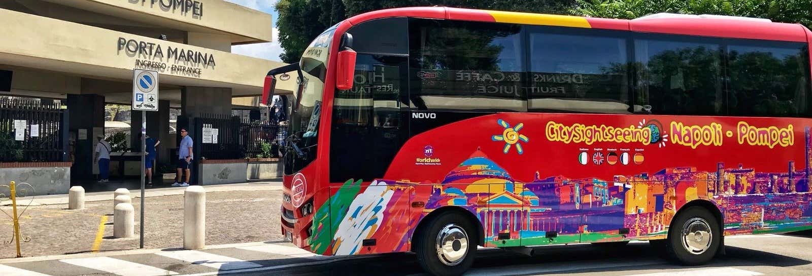 Autobus turistico per Pompei