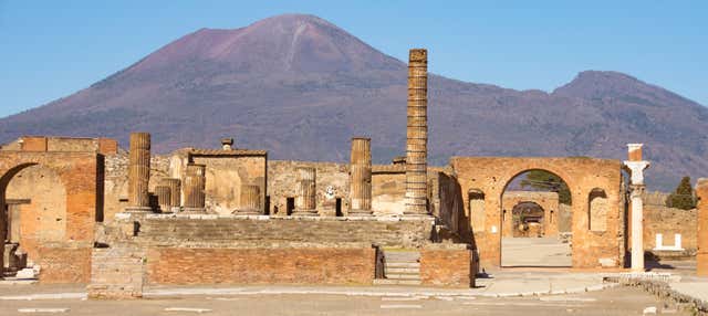 Excursão a Pompeia e a Vesúvio em grupo reduzido