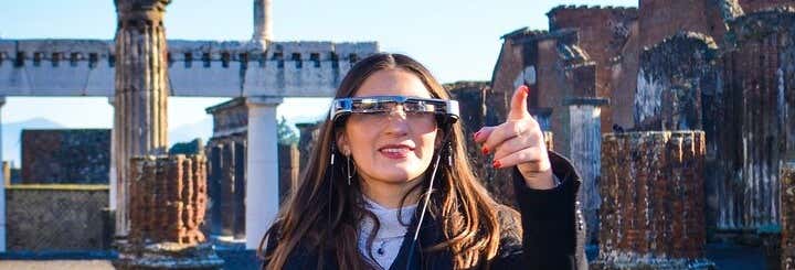 Visita di Pompei con occhiali per la realtà aumentata