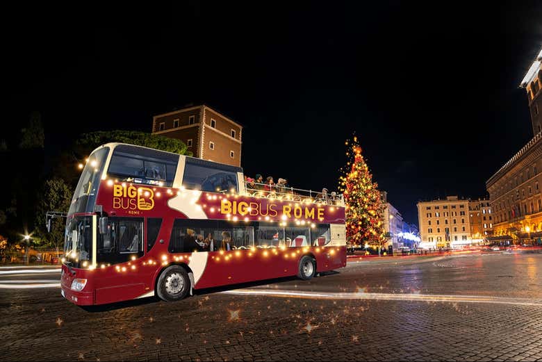 Autobús navideño de Roma