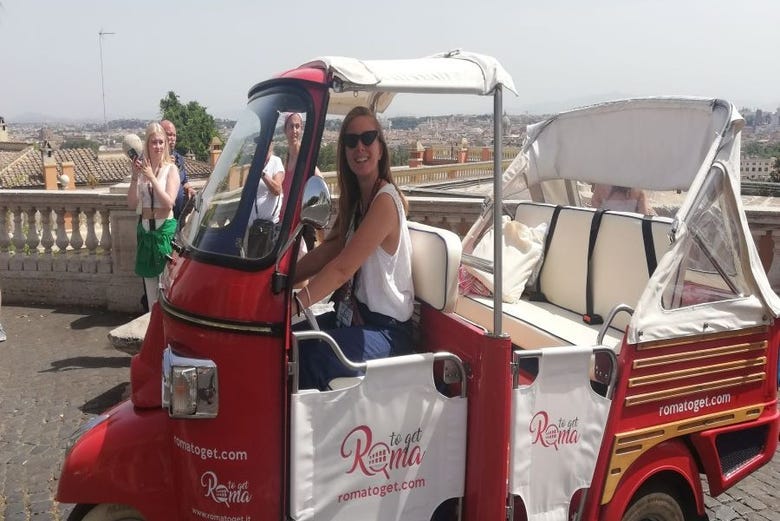 Tour en tuk tuk por Roma