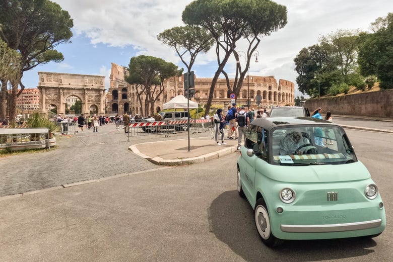 Tour en Fiat Topolino por Roma