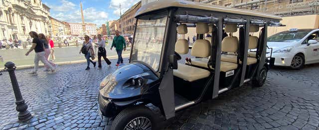 Tour privado en carrito de golf por Roma