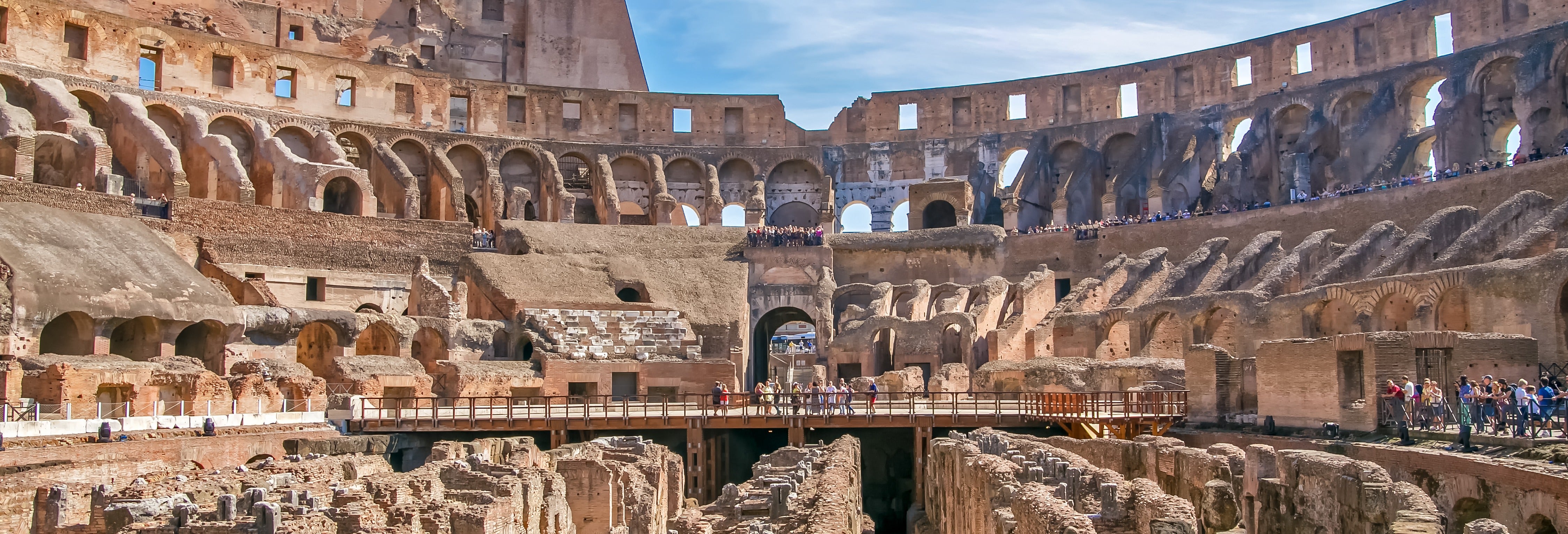 Subterrâneos do Coliseu e Arena + Fórum e Monte Palatino