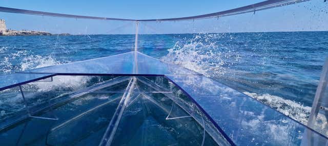 Giro in barca trasparente a Siracusa