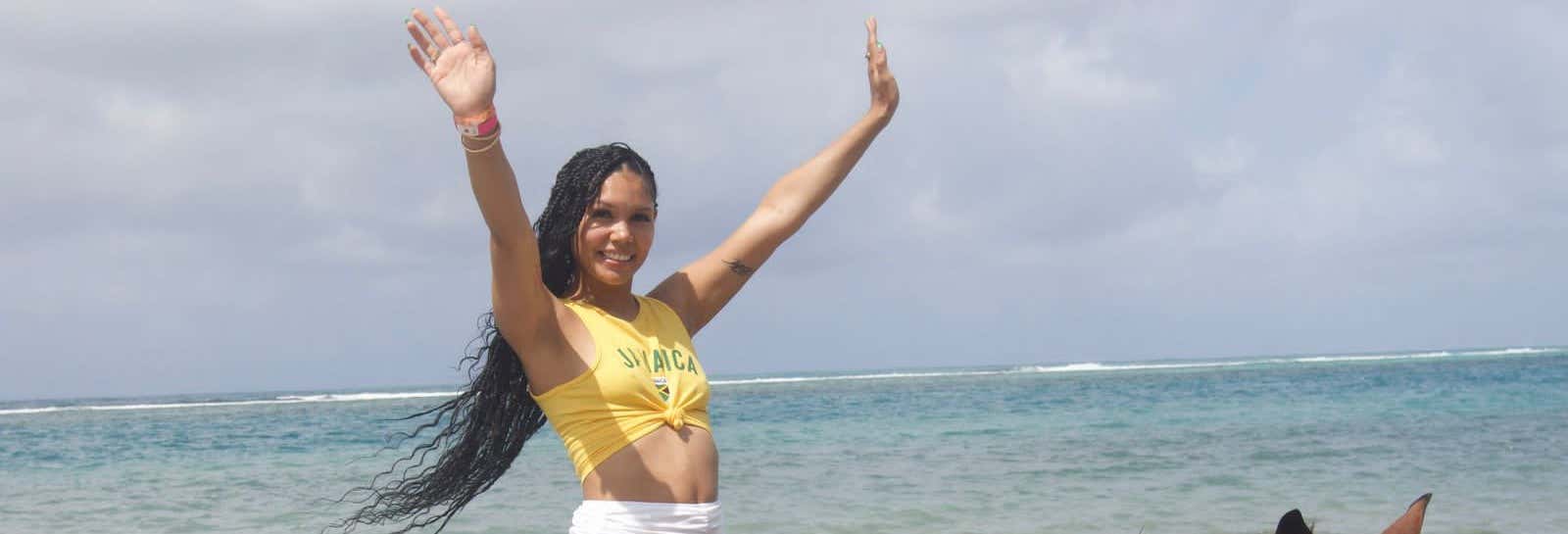 Passeggiata a cavallo sulla spiaggia di Saint Ann's Bay