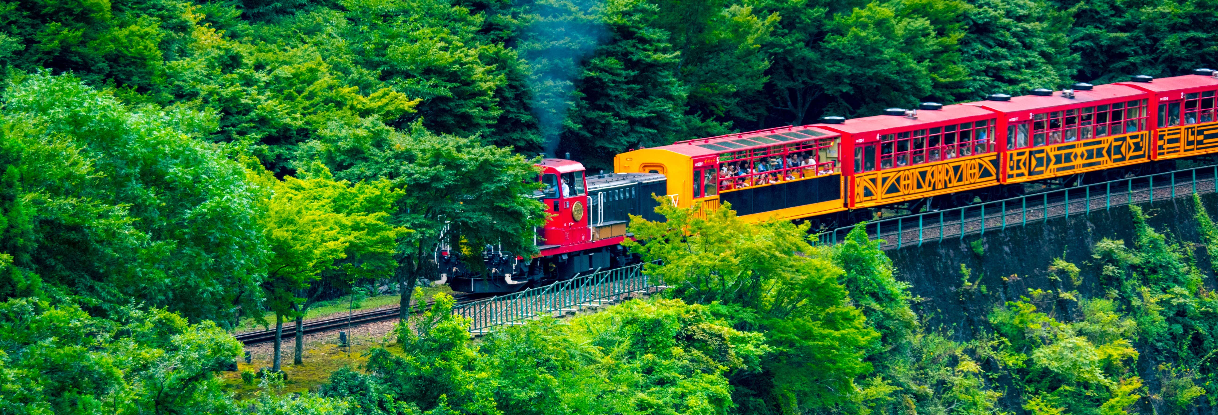 Treno panoramico di Sagano