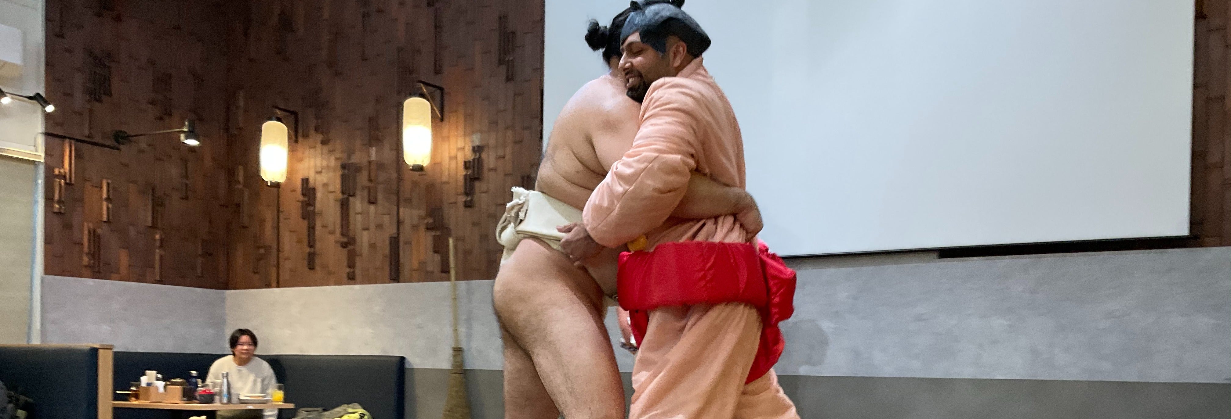 Ingresso para um treinamento de sumô