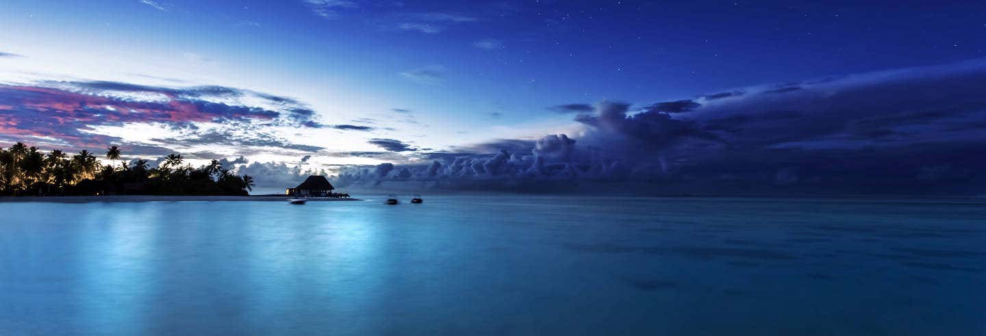 Pesca a Huraa al tramonto