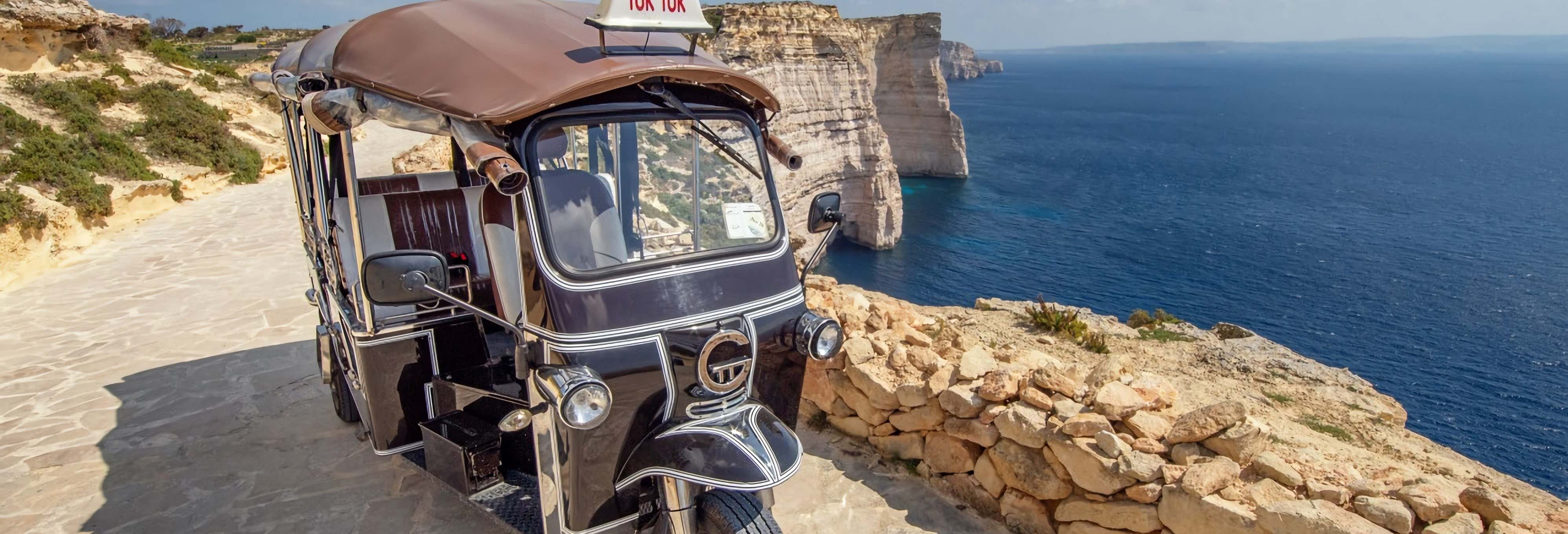 Tour di Gozo in tuk tuk + Giro in barca a Comino e alla Blue Lagoon