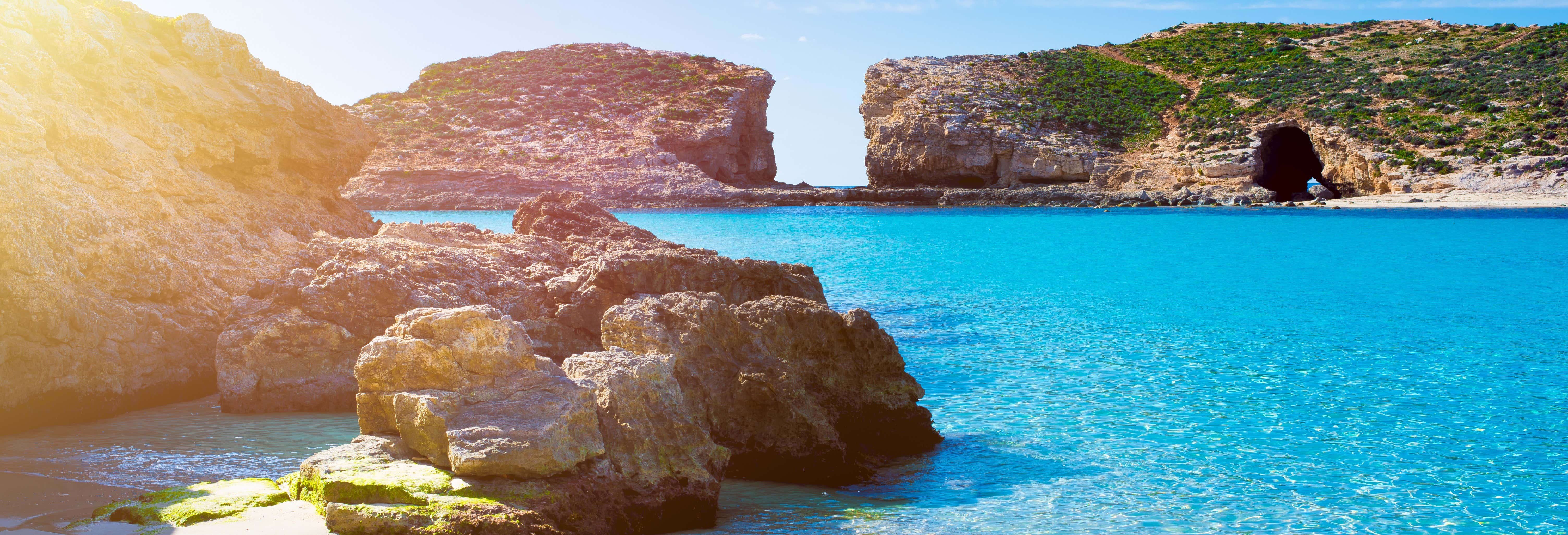 Balade en bateau au coucher du soleil à Comino et au Lagon Bleu
