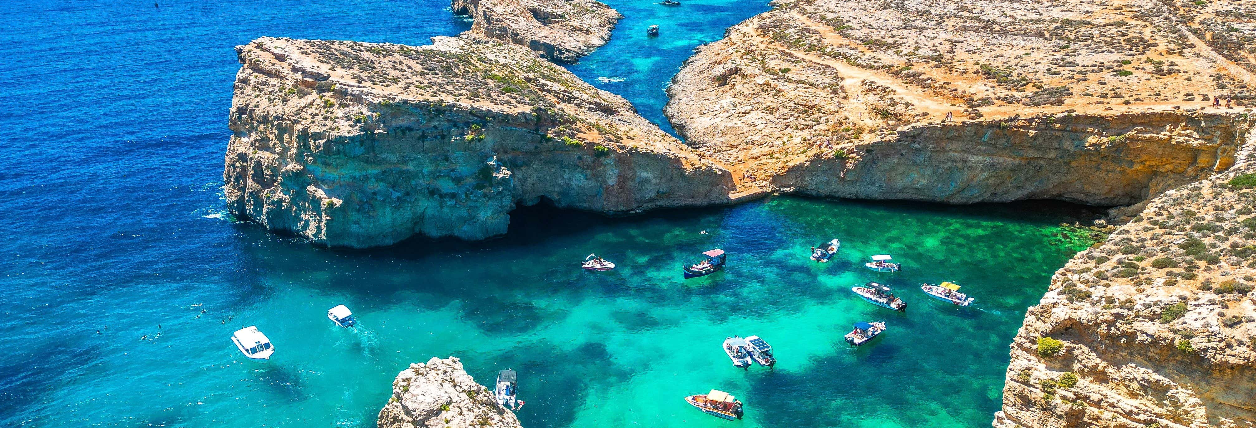 Crucero en catamarán a la isla de Comino y la Laguna Azul