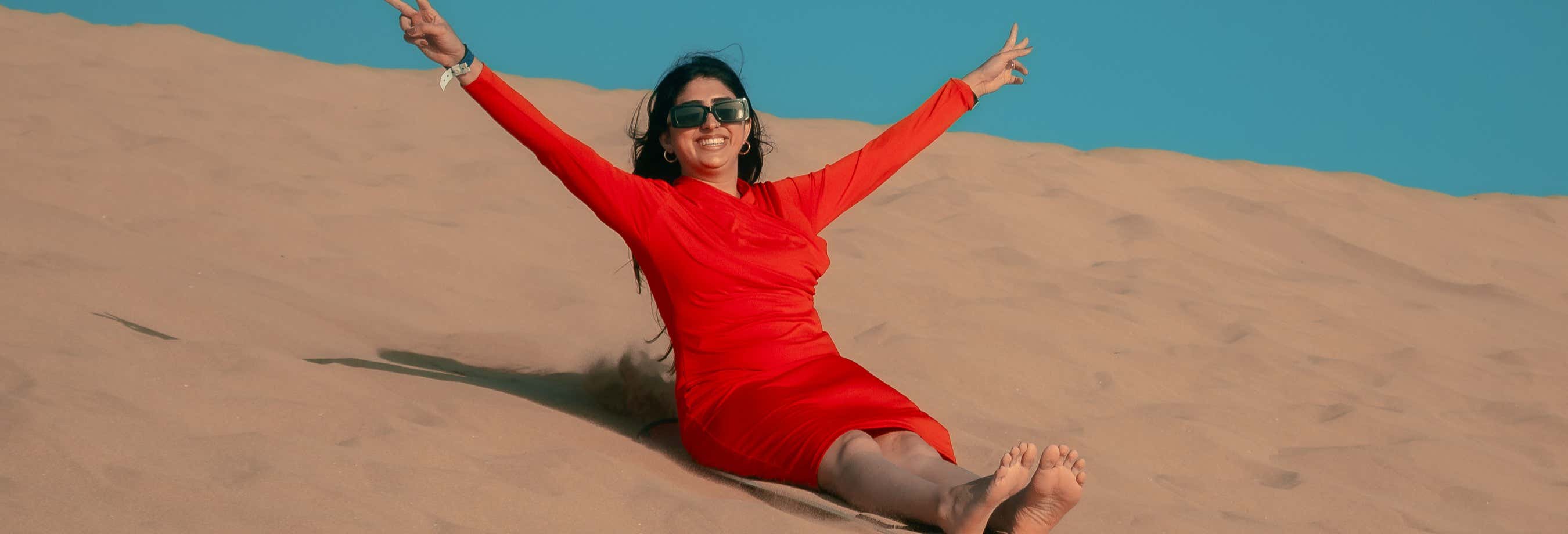 Escursione alle dune di Timlaline + Quad o sandboarding