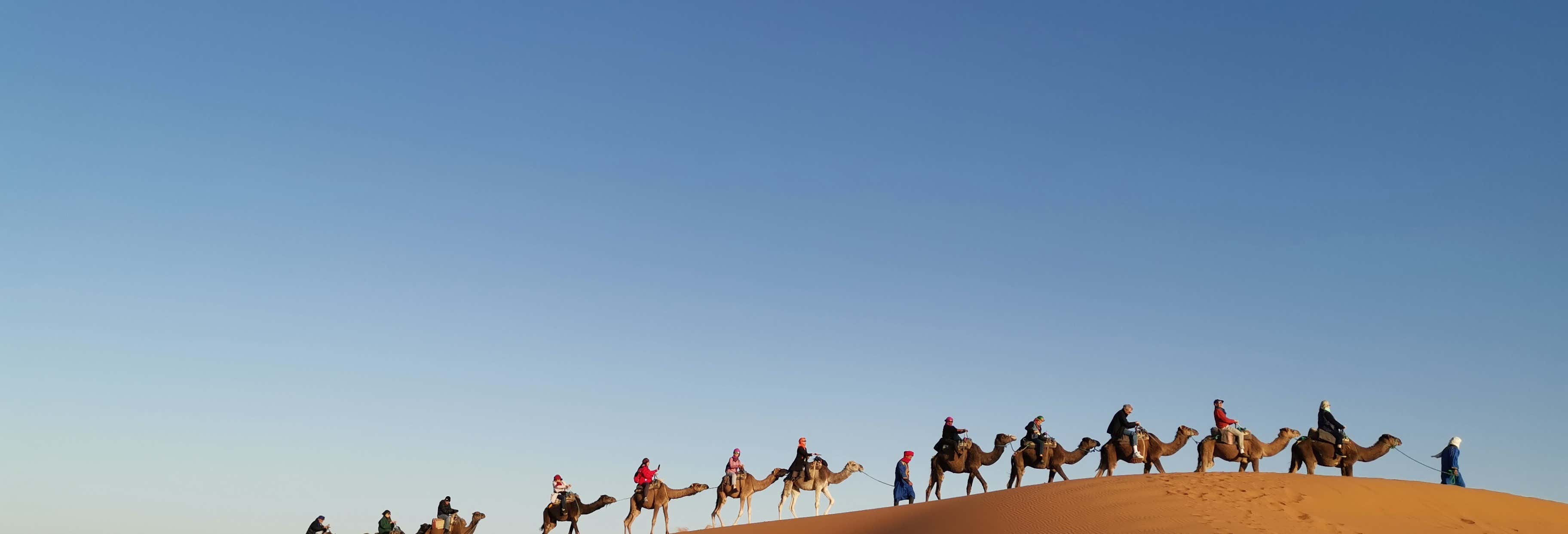 Escursione privata di 4 giorni a Merzouga fino a Marrakech