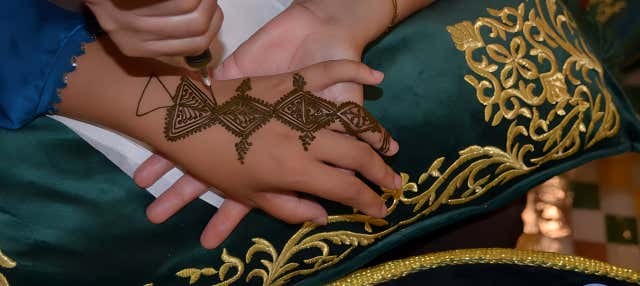 Laboratorio di henné a Fez