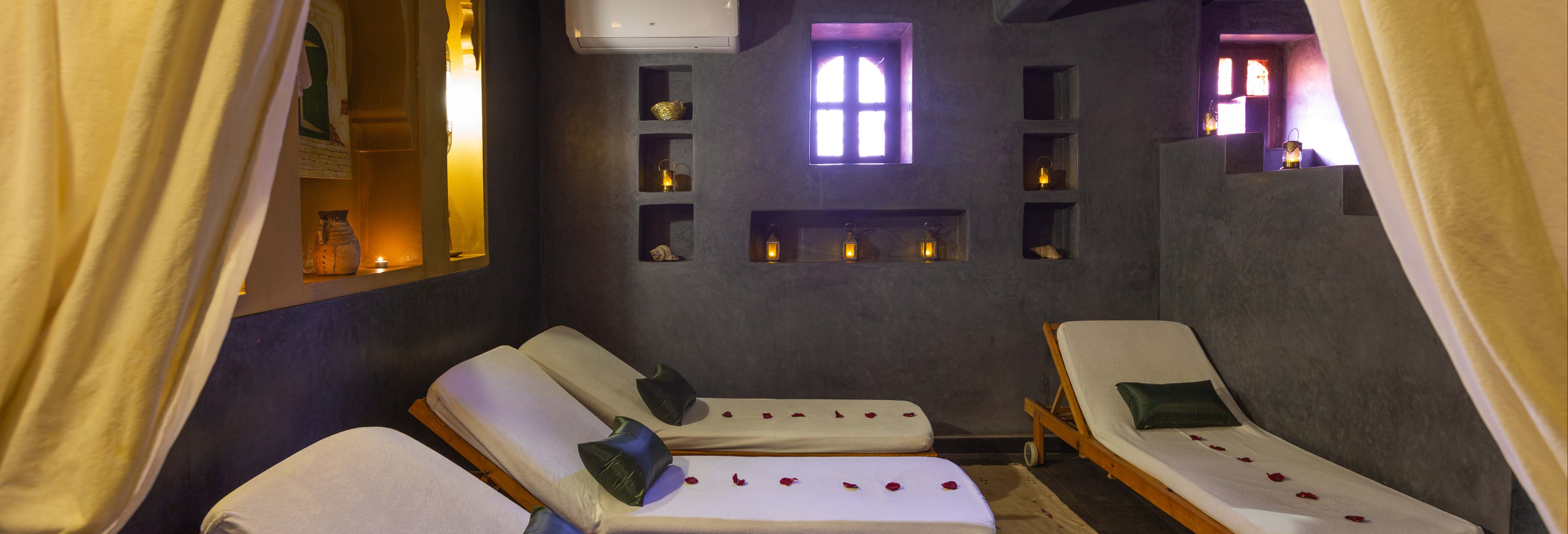 Bagno o massaggio nella spa Les Sources Berbères