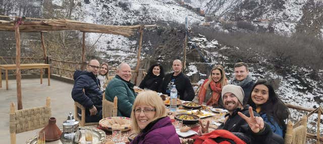 Trekking sulle montagne dell'Atlante con pranzo