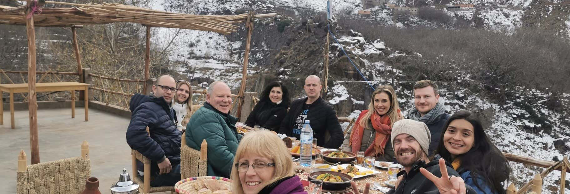 Trekking sulle montagne dell'Atlante con pranzo