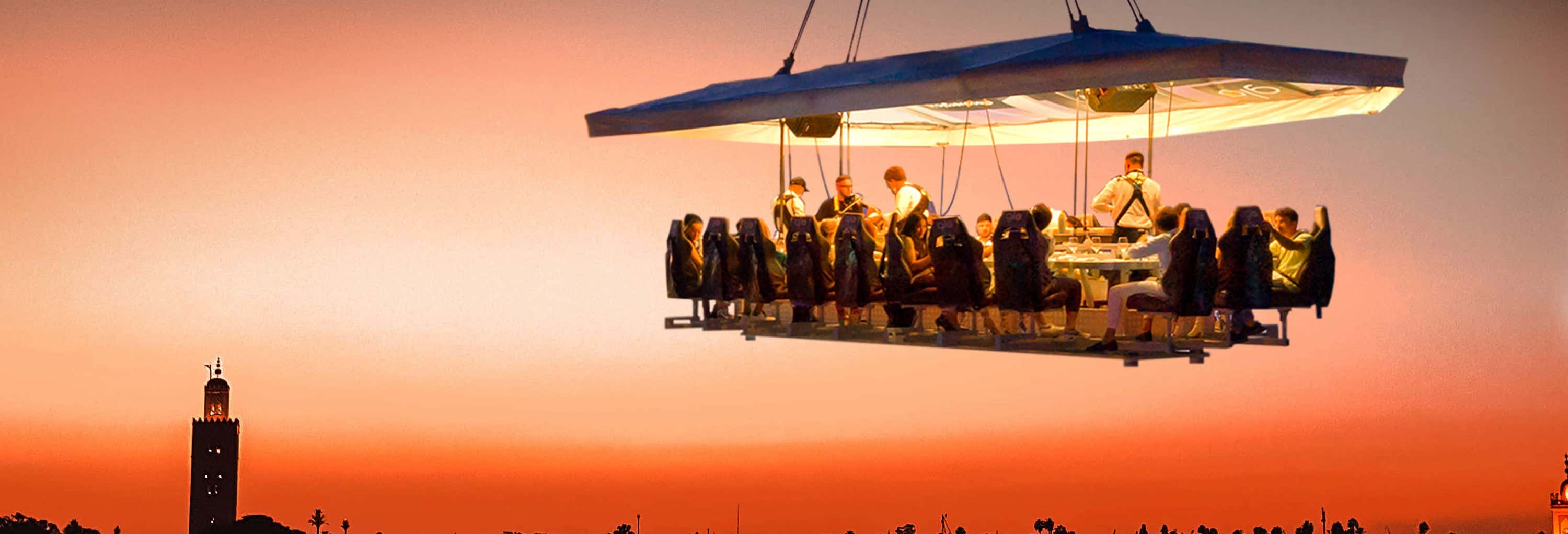 Pranzo o cena al Dinner in the Sky