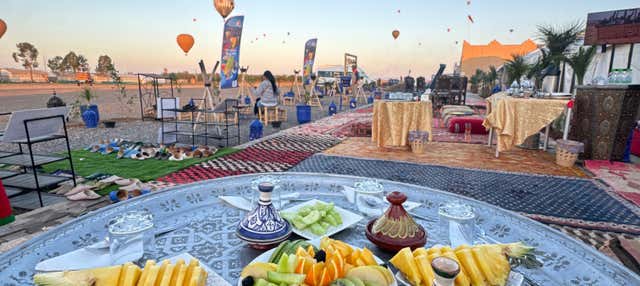 Desayuno con vistas a los globos aerostáticos
