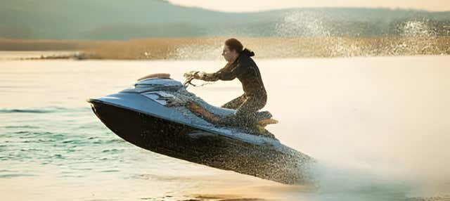 Tour del lago Lalla Takerkoust in moto d'acqua