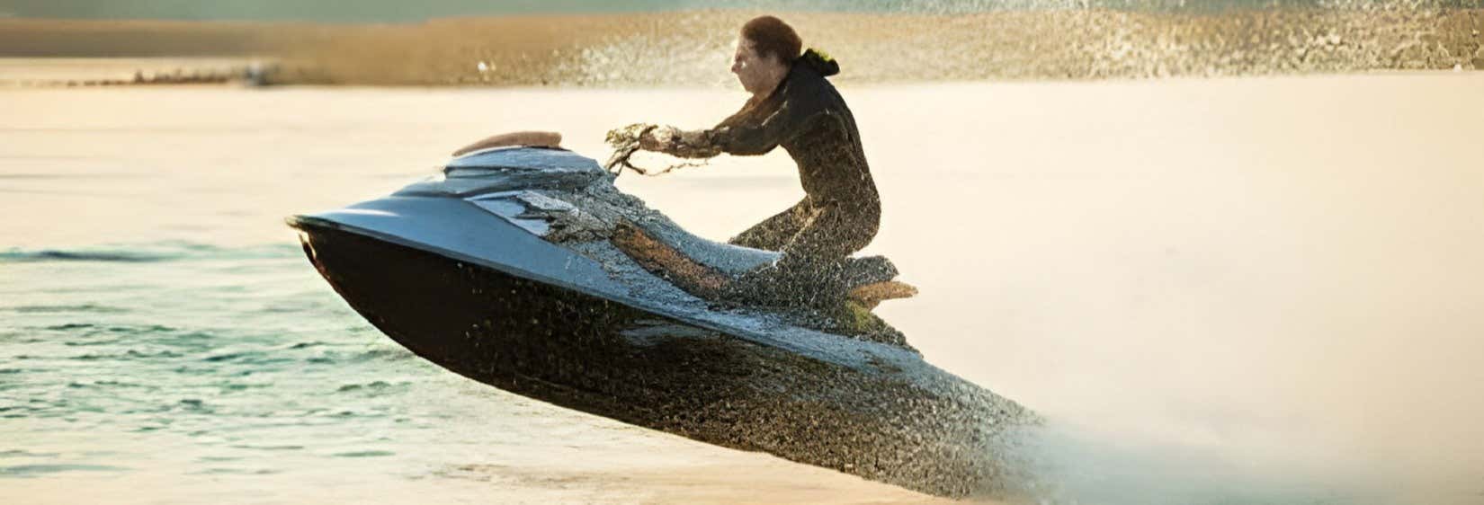 Tour del lago Lalla Takerkoust in moto d'acqua