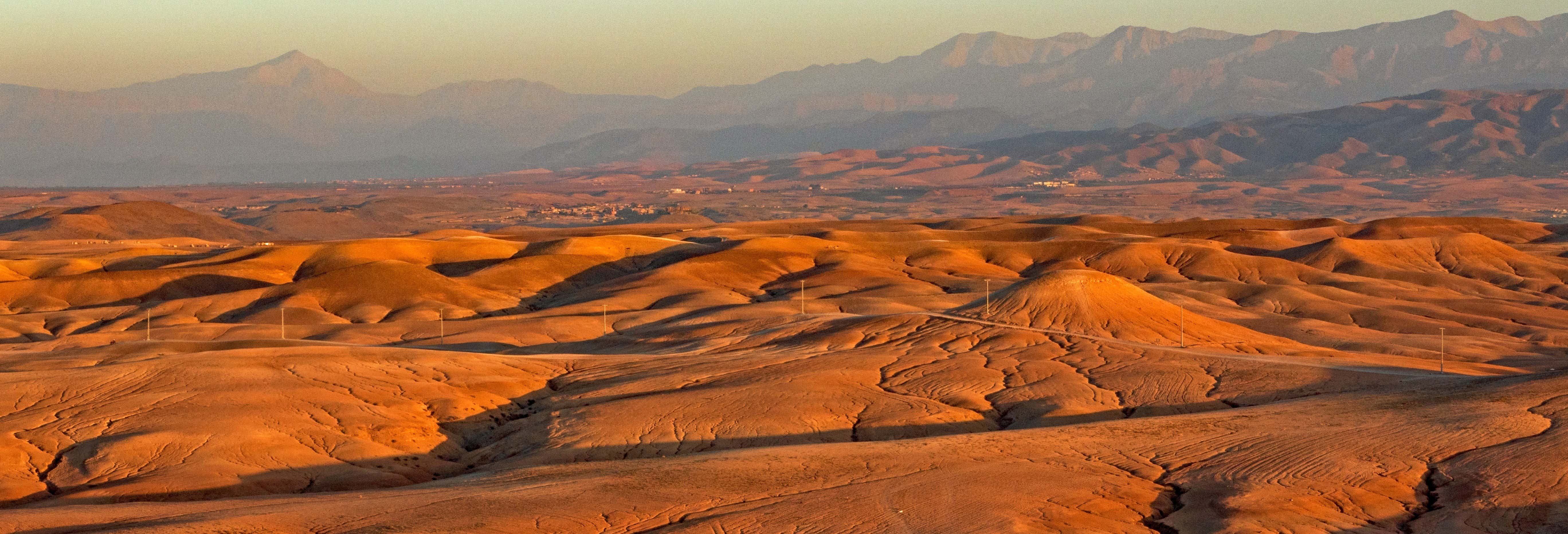 Noite no deserto de Agafay