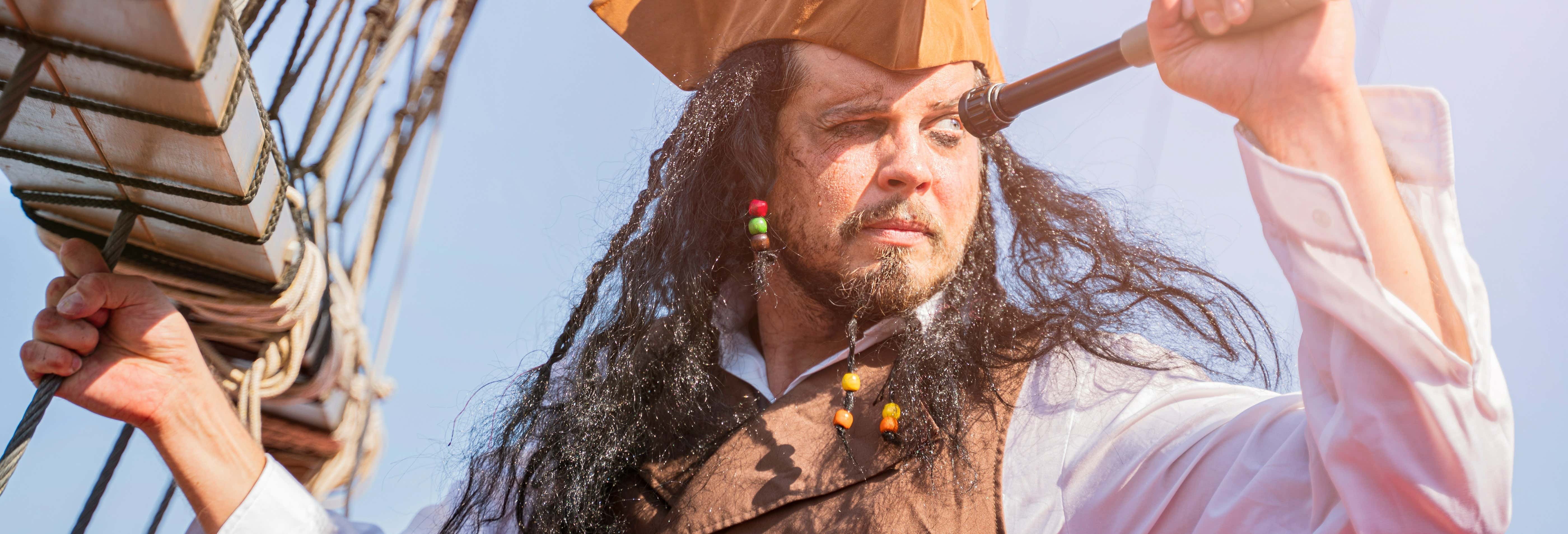 Giro in galeone pirata a Trou d’Eau Douce