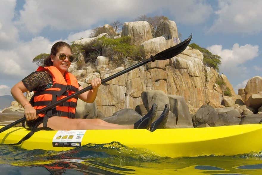 Tour en kayak y senderismo por el islote El Morro