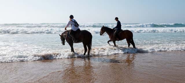 Passeggiata a cavallo sulla spiaggia di Bonfil
