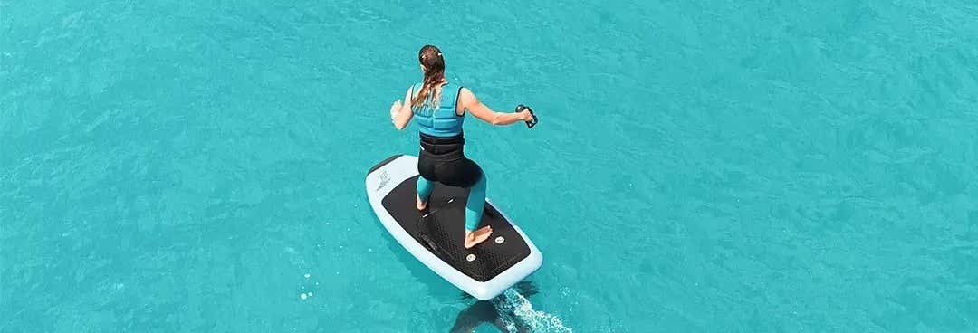 Fliteboard nella laguna Bacalar