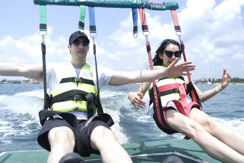 Parasailing en Cancún