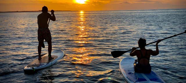 Paddle surf en Cancún al amanecer