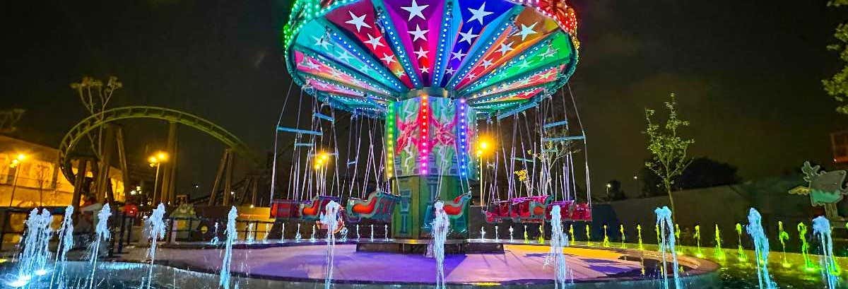 Entrada para las atracciones mecánicas de Aztlán Parque Urbano