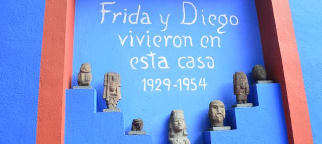 Entrada a la Casa Azul de Frida Kahlo y al Museo de Diego Rivera Anahuacalli